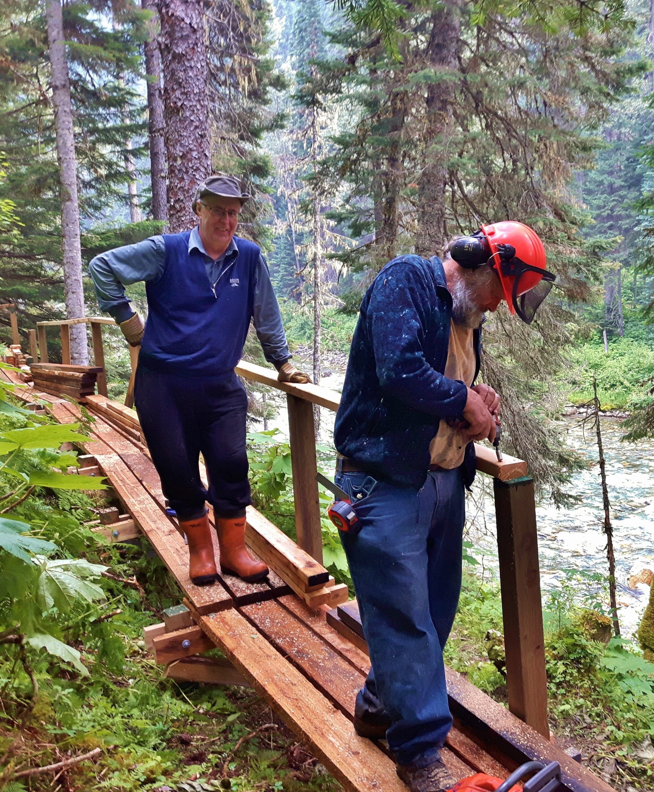 Goat River trailbuilding