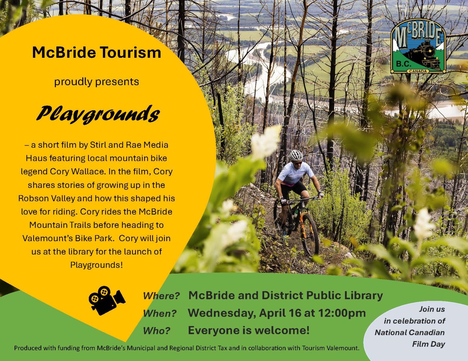 Stirl McBride Tourism - Launch of Playgrounds – a short film about mountain ...