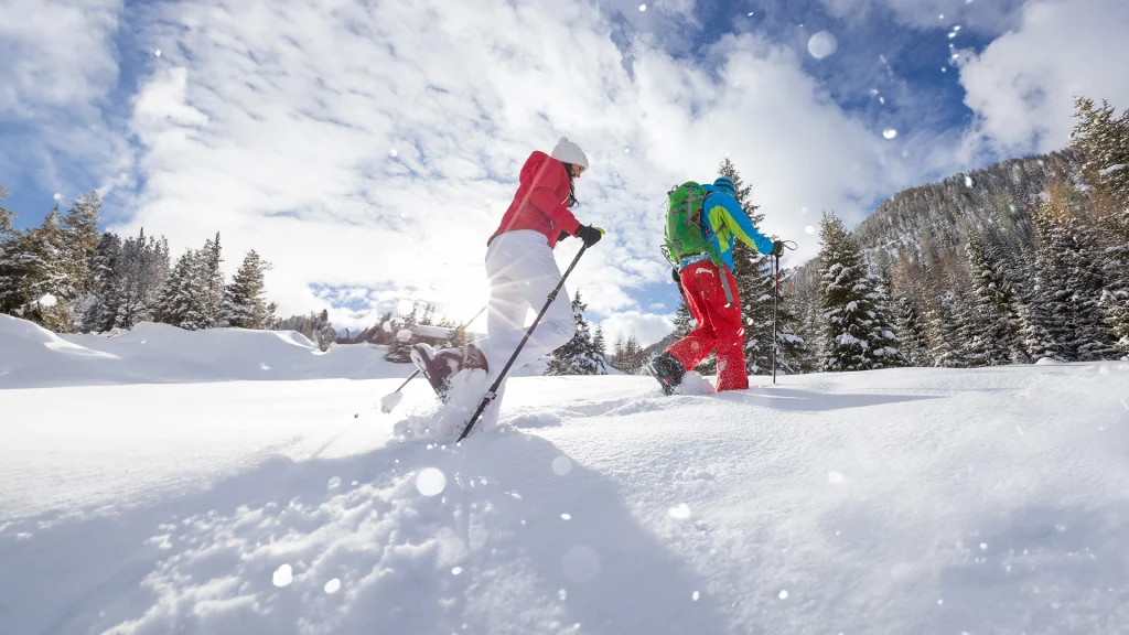 Snowshoeing